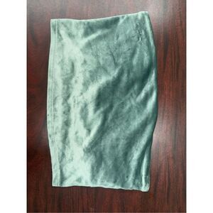 Aerie Velvet Sage Green Strapless Tube Top Size Medium